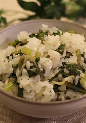 大根の葉とちりめんじゃこの混ぜご飯♪-レシピのメイン写真