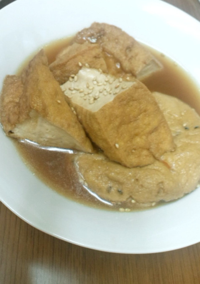 簡単★厚揚げとがんもの煮物-レシピのメイン写真
