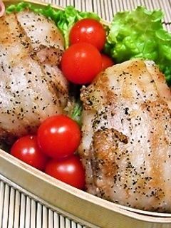 黒胡椒たっぷり塩豚カルビ肉巻きおにぎり☆-レシピのメイン写真