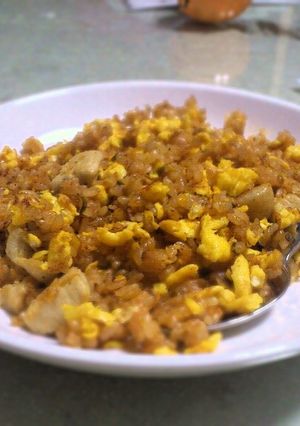 鶏のむね肉　オムチャーハン-レシピのメイン写真