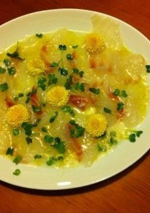 鯛のカルパッチョ（シトラスドレッシング）-レシピのメイン写真
