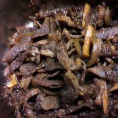 รูปของ ヤギ肉の佃煮風