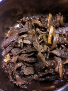 ヤギ肉の佃煮風-レシピのメイン写真