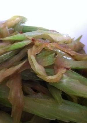 セロリのきんぴら-レシピのメイン写真