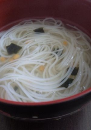 義父直伝！お茶漬けにゅうめん-レシピのメイン写真