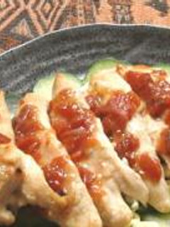 鶏ささみの梅肉焼き-レシピのメイン写真