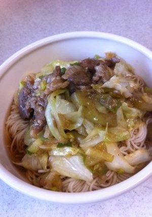 冬に♡温まるキャベツ煮麺〜♫-レシピのメイン写真