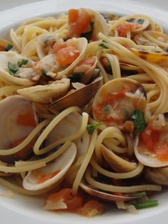あさりとトマトのスパゲティ-レシピのメイン写真