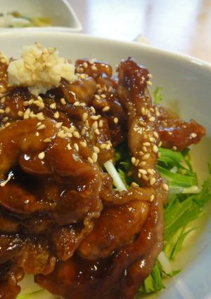 カリカリ豚の照り焼き丼☆しょうが風味-レシピのメイン写真