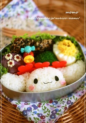 キャラ弁＊シナモロール　シナモン♪-レシピのメイン写真