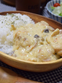 鶏もも肉の塩麹クリーム煮♪-レシピのメイン写真