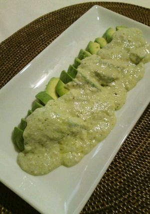 アボカドのバジル豆腐ソース-レシピのメイン写真