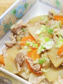 簡単!節約!豚こまと大根の炒め煮-レシピのメイン写真