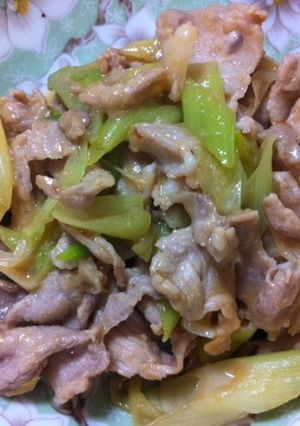 ☆簡単☆豚肉とネギの味噌炒め-レシピのメイン写真