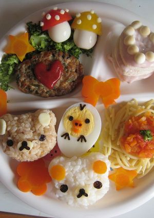 1才の誕生日☆簡単リラックマ離乳食-レシピのメイン写真