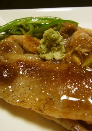 ポークソテーワサビソース　豚のワサビ焼き-レシピのメイン写真