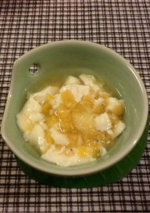 ＜覚書＞暖かいデザート　豆腐のチェー-レシピのメイン写真