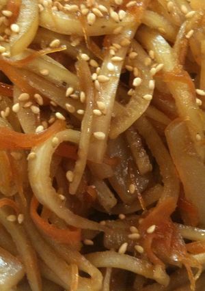大根の皮とこんにゃくのきんぴら-レシピのメイン写真