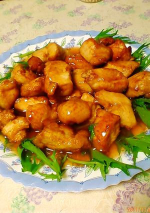 鶏肉にレモンたっぷりソースかけ-レシピのメイン写真