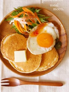 ホシノ天然酵母のもっちりお食事パンケーキ-レシピのメイン写真