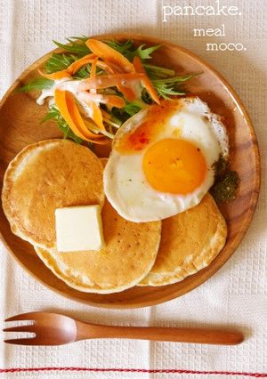 ホシノ天然酵母のもっちりお食事パンケーキ-レシピのメイン写真