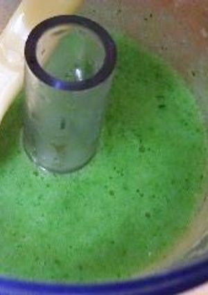 初期の離乳食*水菜粥-レシピのメイン写真