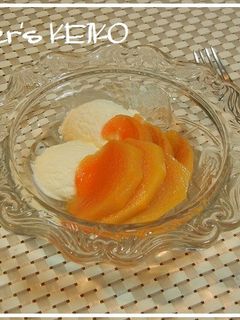 【農家のレシピ】柿のコンポート-レシピのメイン写真