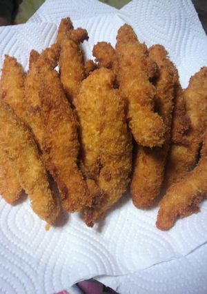 チーズ風味のスティックササミフライ-レシピのメイン写真