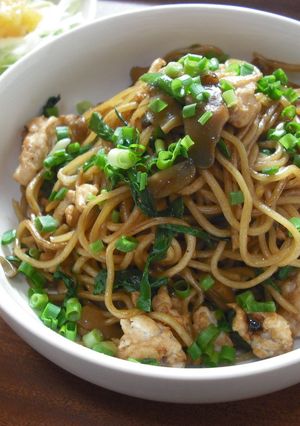 ザーサイと鶏挽肉の焼きそば-レシピのメイン写真