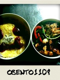 オムライス弁当-レシピのメイン写真