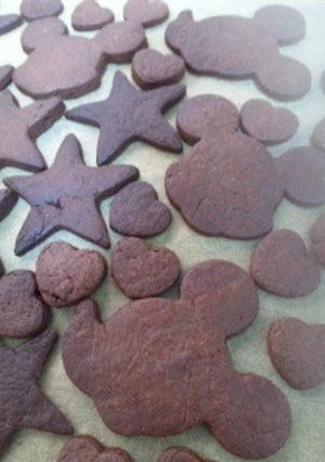 ☆サラダ油deサクサク型抜き黒クッキー☆-レシピのメイン写真