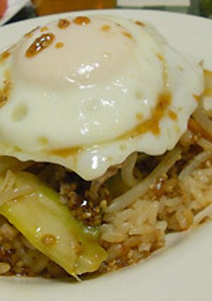 肉野菜炒めのあんかけピラフ-レシピのメイン写真