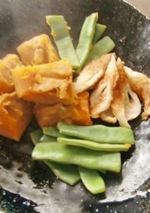 かぼちゃと竹輪のレンジ煮物-レシピのメイン写真