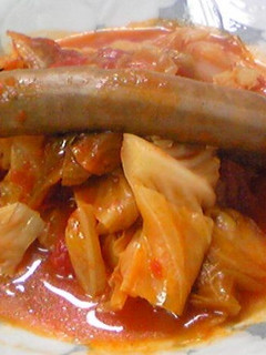 キャベツとソーセージの食べるスープ-レシピのメイン写真