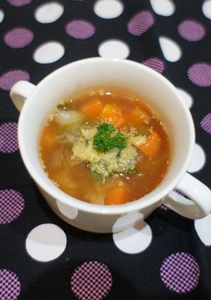 ケチャップで簡単ミネストローネ風☆-レシピのメイン写真