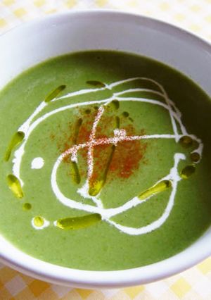 小松菜のグリーンスープ-レシピのメイン写真