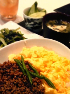 (牛/豚/鶏何でも♪)簡単☆そぼろご飯-レシピのメイン写真