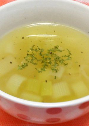 デトックスに!ネギのあったかスープ-レシピのメイン写真