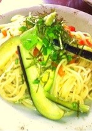 アボガドとフレッシュトマトの冷製パスタ♬-レシピのメイン写真