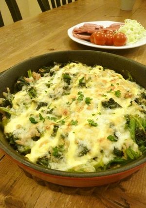 簡単☆ツナとほうれん草のマヨチーズ焼き-レシピのメイン写真