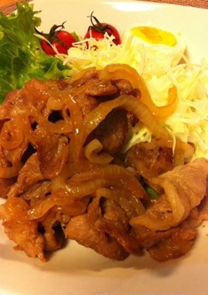 豚のしょうが焼き定食-レシピのメイン写真