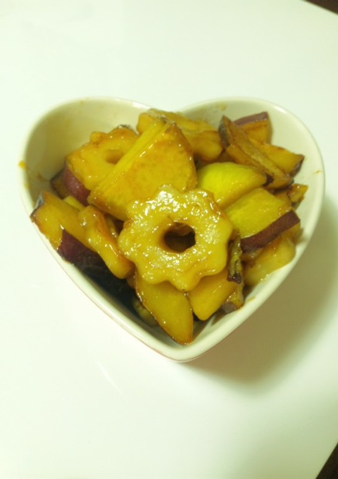 お芋とちくわぶのﾊﾞﾀｰ醤油煮-レシピのメイン写真