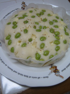 枝豆とチーズの蒸しパン*-レシピのメイン写真