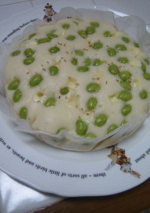 枝豆とチーズの蒸しパン*-レシピのメイン写真