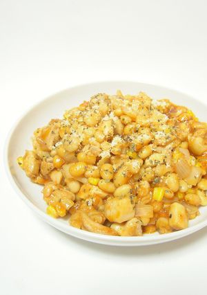 鶏肉と大豆で ケチャップ炒め♪-レシピのメイン写真