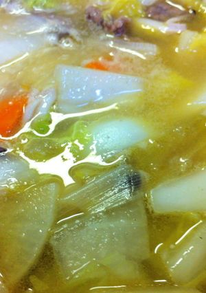 「豚汁」のつもりが「牛汁」だった件-レシピのメイン写真