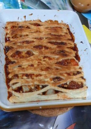 チーズたっぷり酢豚パイ♪-レシピのメイン写真