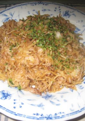 簡単我が家のソバ飯-レシピのメイン写真