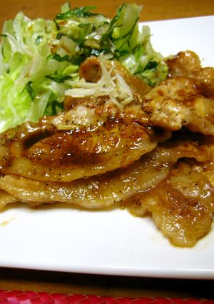 下味不要！即完成の豚の生姜焼き♪野菜と♪-レシピのメイン写真