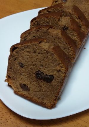 今日のおやつ☆ラムレーズンパウンドケーキ-レシピのメイン写真